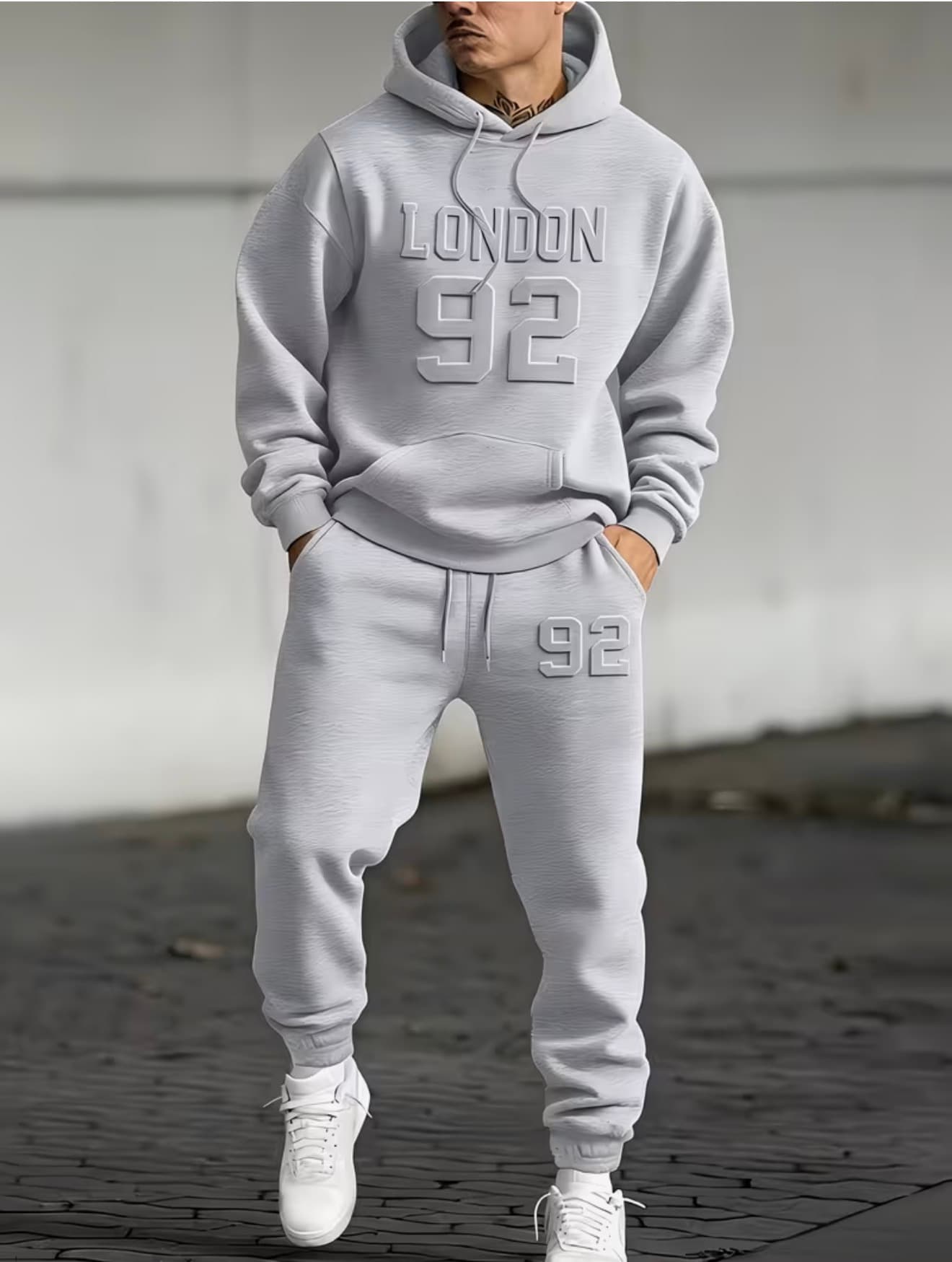 Survêtement sweat à capuche London 92